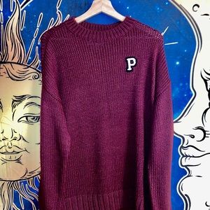 VS PINK collegiate sweater